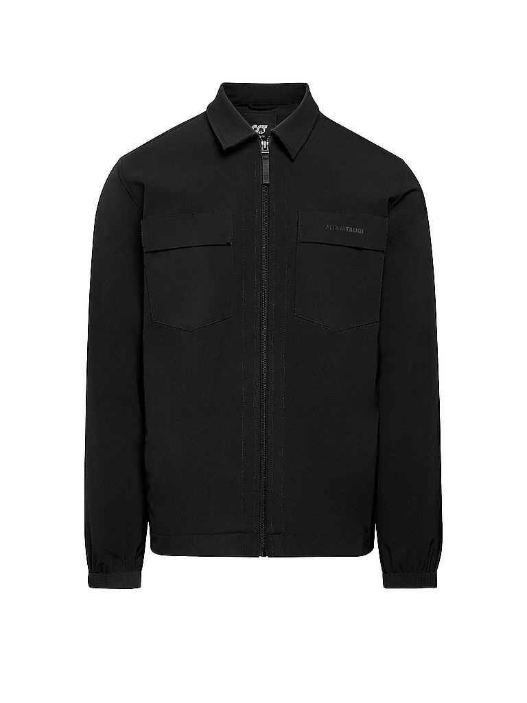 ALPHATAURI Overshirt ONGERS schwarz | XL
