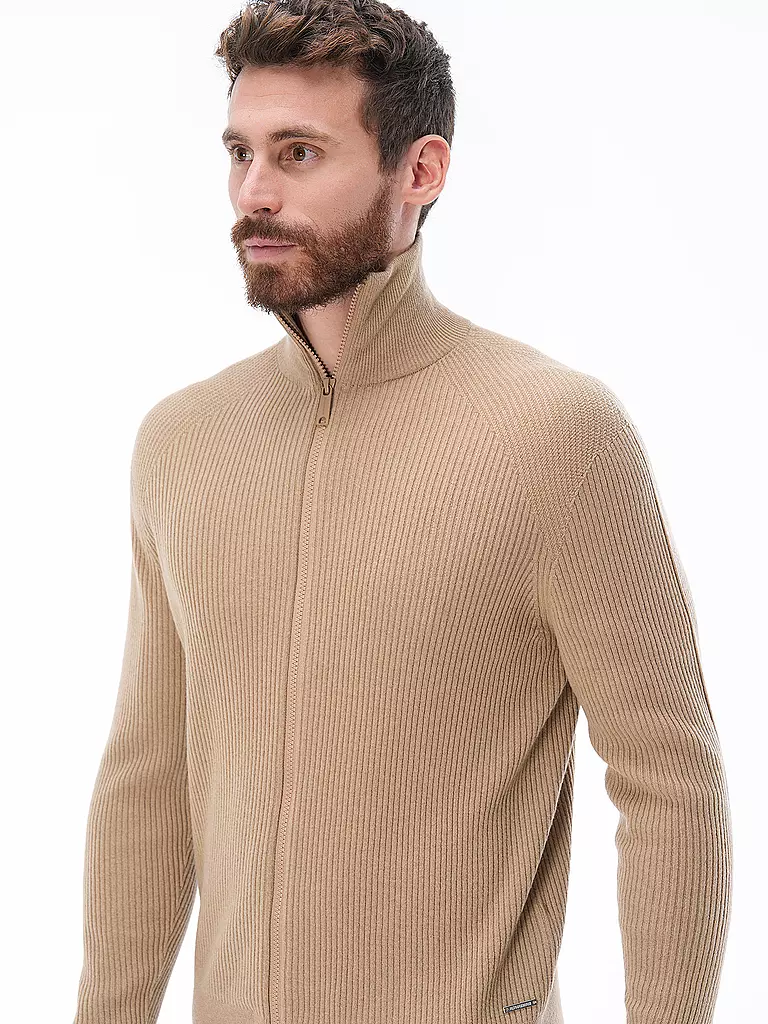 ALPHATAURI | Strickjacke FLENK  | beige