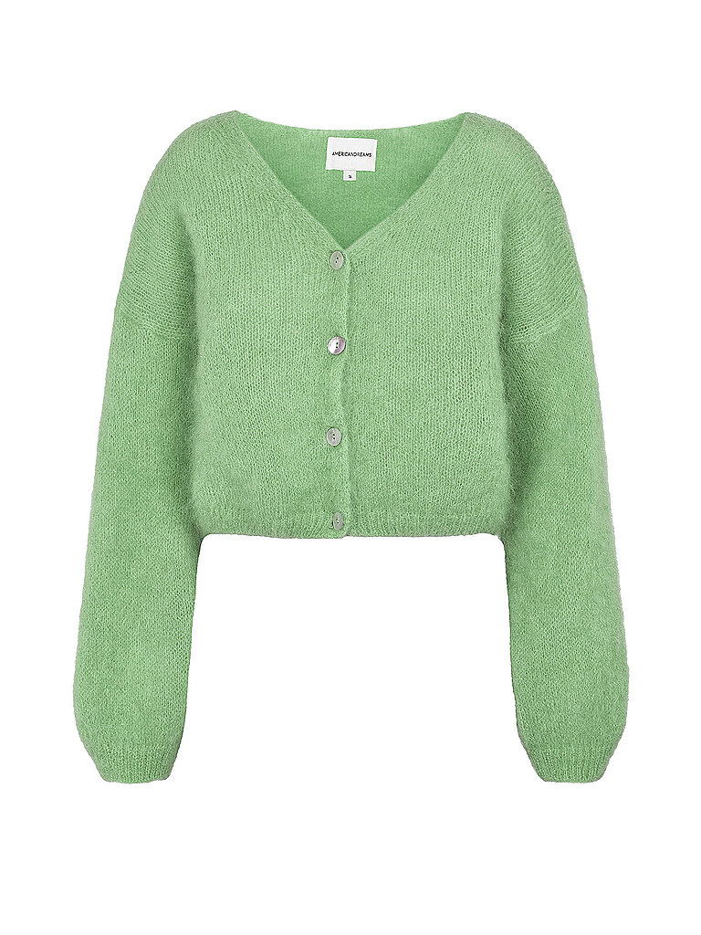 Cardigan Cropped Fit CORNELIA grün M damen