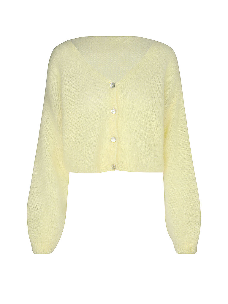 Cardigan Cropped Fit CORNELIA gelb S damen