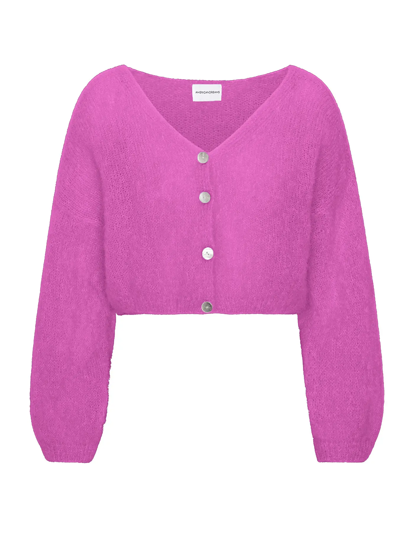 AMERICAN DREAMS | Cardigan Cropped Fit CORNELIA | pink