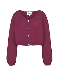 AMERICAN DREAMS | Cardigan Cropped Fit CORNELIA | dunkelrot