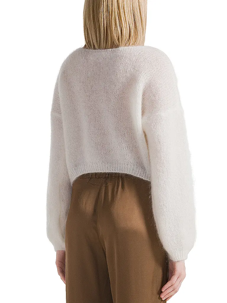 AMERICAN DREAMS | Cardigan Cropped Fit CORNELIA | creme