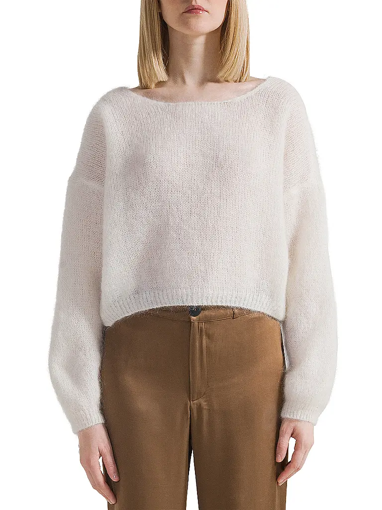 AMERICAN DREAMS | Cardigan Cropped Fit CORNELIA | creme