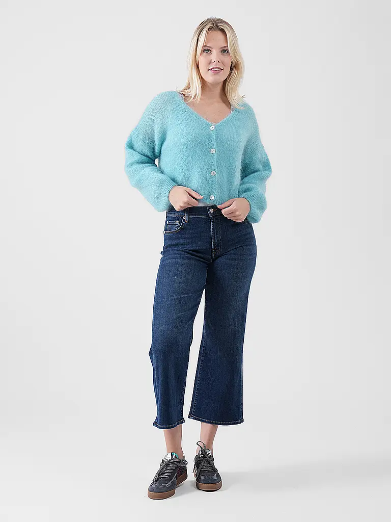 AMERICAN DREAMS | Cardigan Cropped Fit CORNELIA | türkis