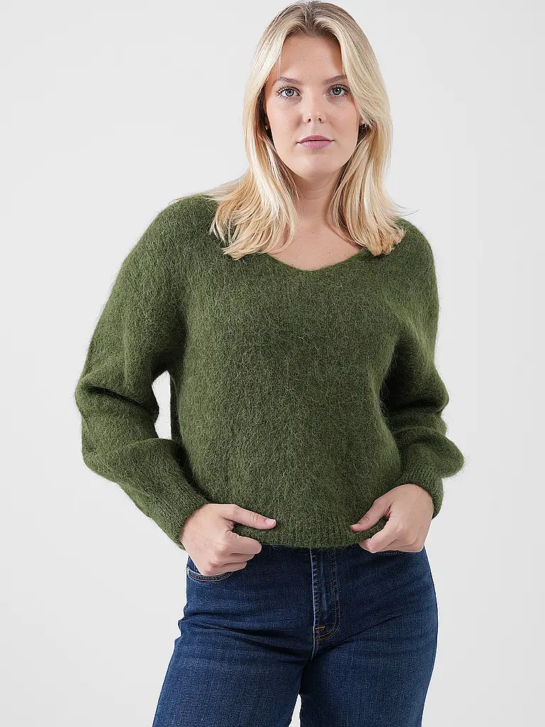 AMERICAN DREAMS | Pullover MILANA | dunkelgrün