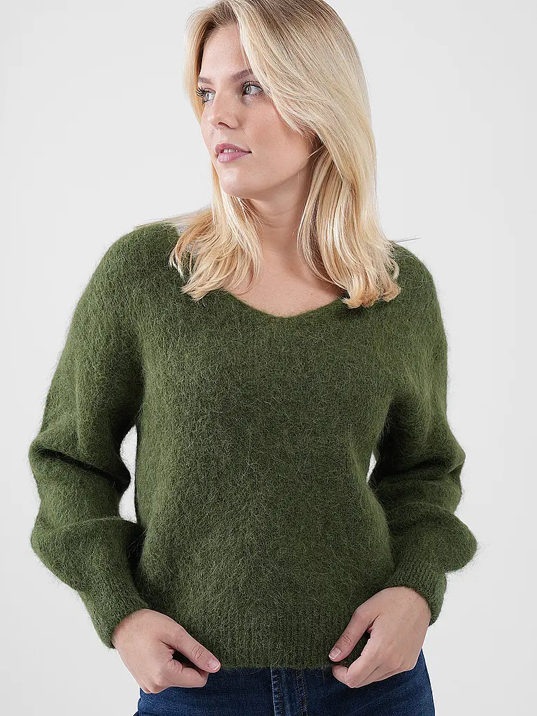 AMERICAN DREAMS | Pullover MILANA | dunkelgrün