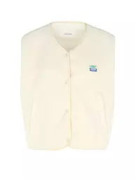 AMERICAN VINTAGE | Gilet in Felloptik HOKTOWN | Creme