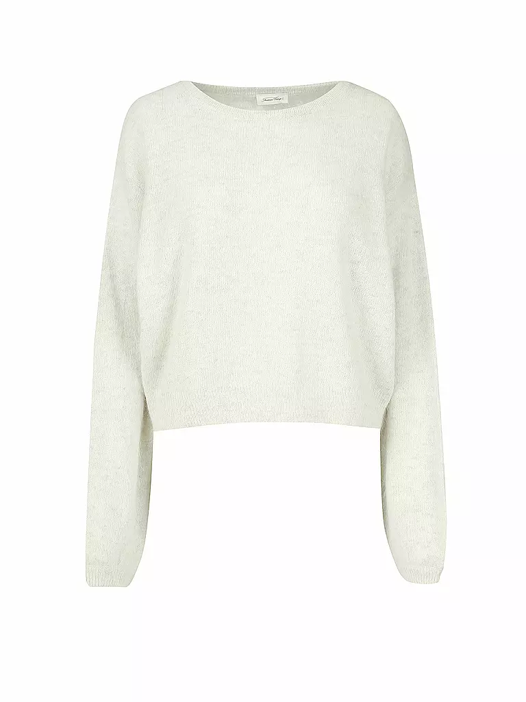 AMERICAN VINTAGE | Pullover Cropped " Mitibird " | grau