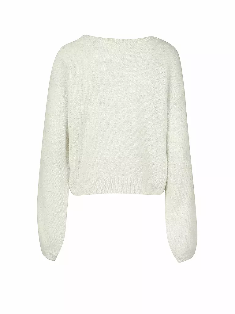 AMERICAN VINTAGE | Pullover Cropped " Mitibird " | grau