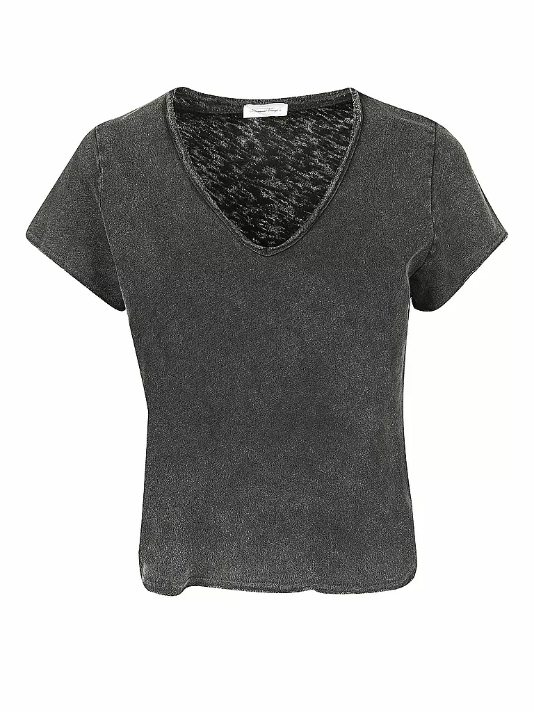 AMERICAN VINTAGE | T Shirt Cropped | schwarz