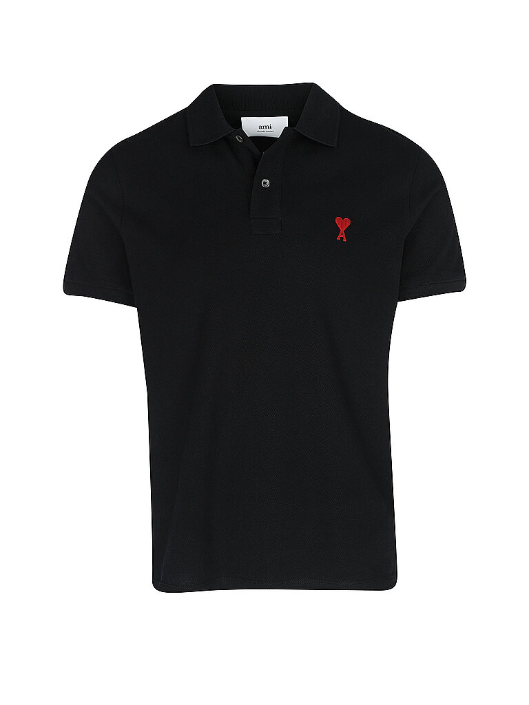 AMI PARIS Poloshirt schwarz | M