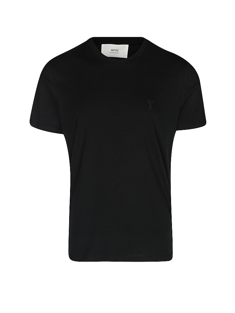 AMI PARIS T-Shirt schwarz | M