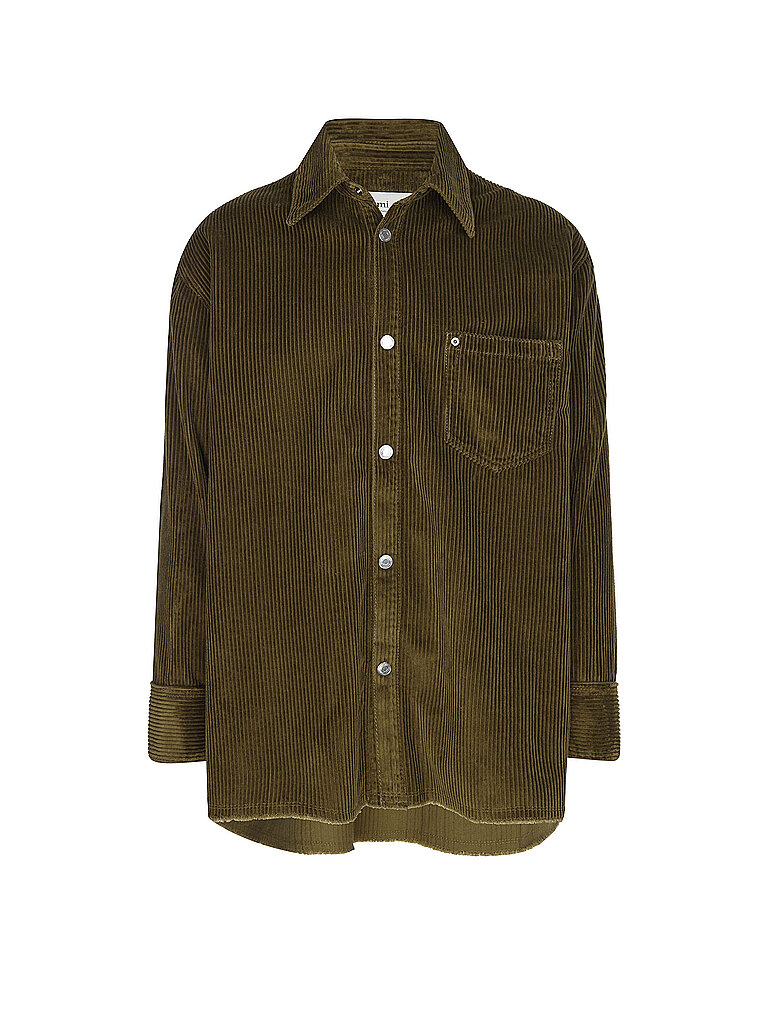 Ami Paris Braun Overshirt | Mittel