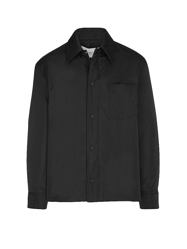 Ami Paris Herren Schwarz Overshirt | Mittel