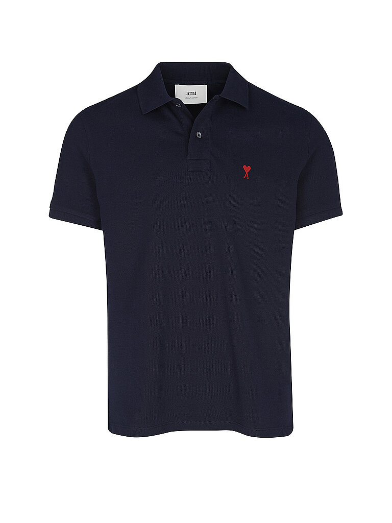 AMI PARIS Poloshirt  dunkelblau | S