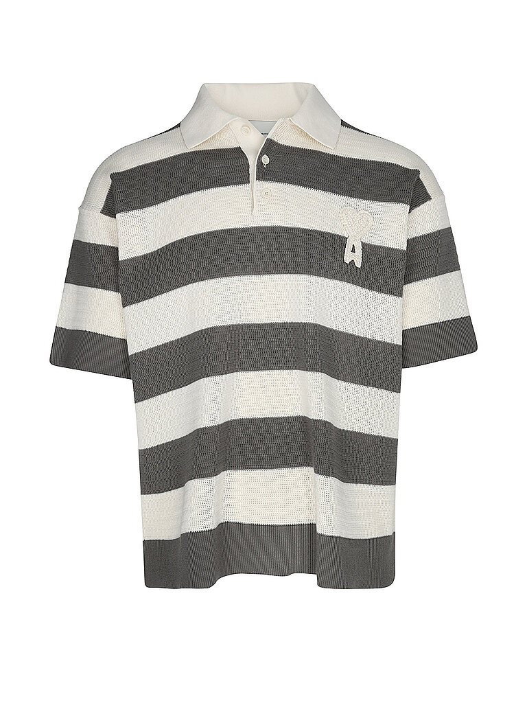 Poloshirt hellgrau M herren