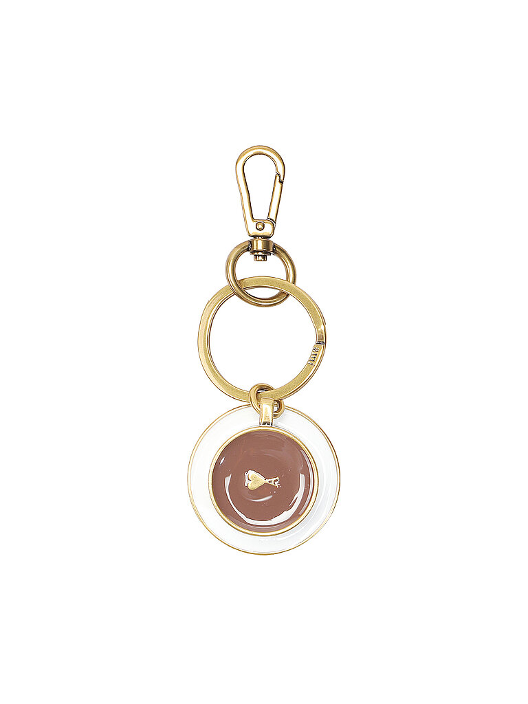 AMI PARIS Schlüsselanhänger COFFEE CUP gold