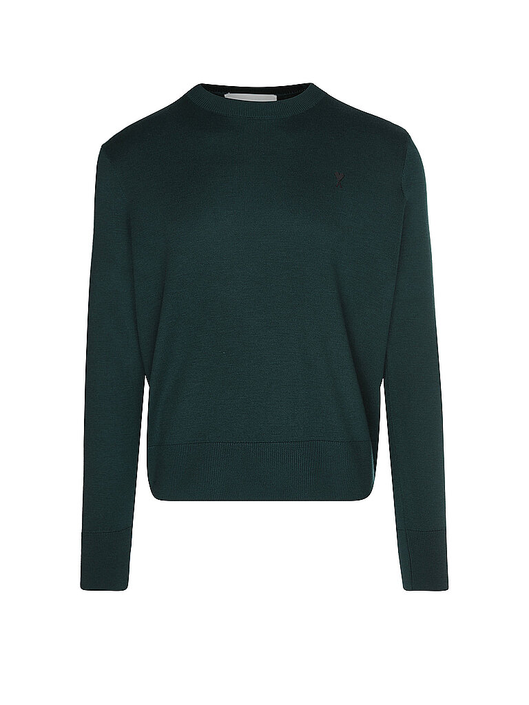 AMI PARIS Pullover  dunkelgrün | L