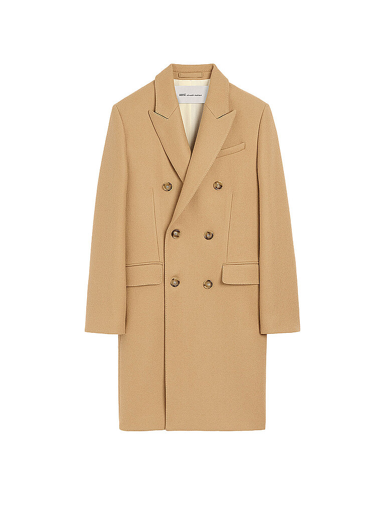 AMI PARIS Wollmantel beige | 46