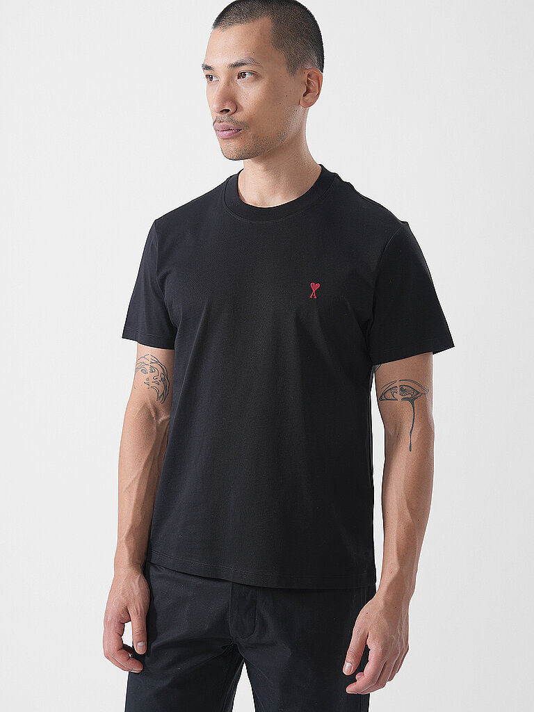 AMI PARIS T-Shirt  schwarz | S