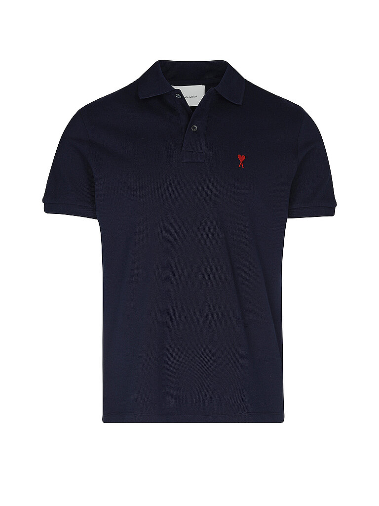 AMI PARIS Poloshirt  dunkelblau | L