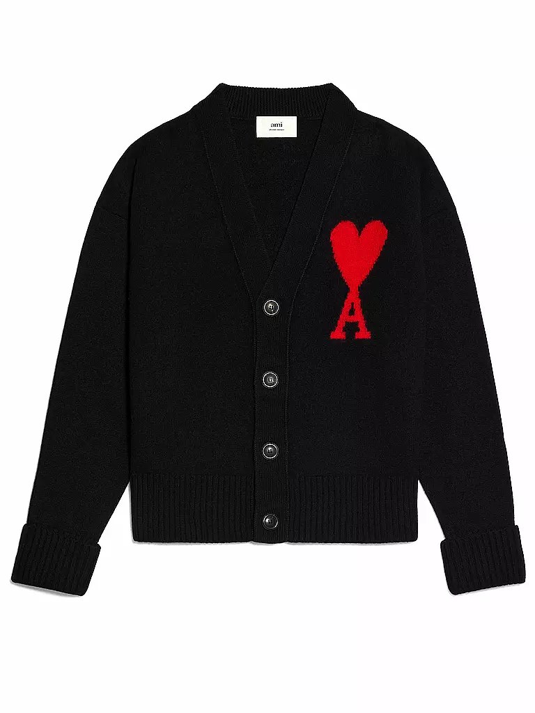 AMI PARIS | Cardigan | schwarz