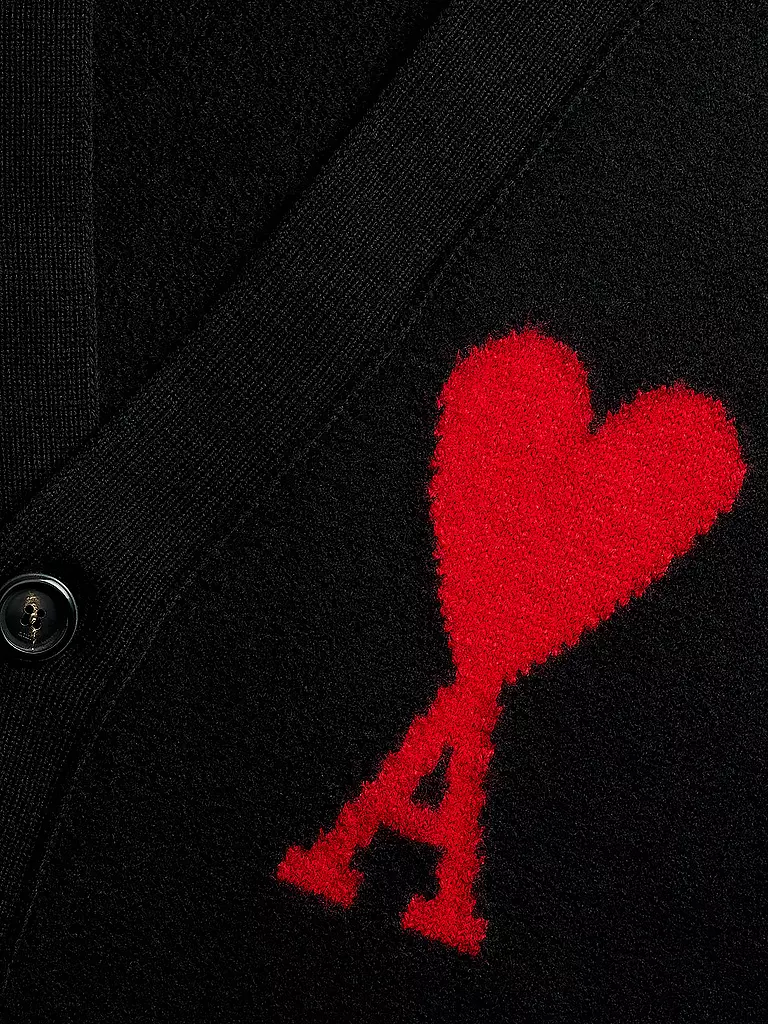 AMI PARIS | Cardigan | schwarz