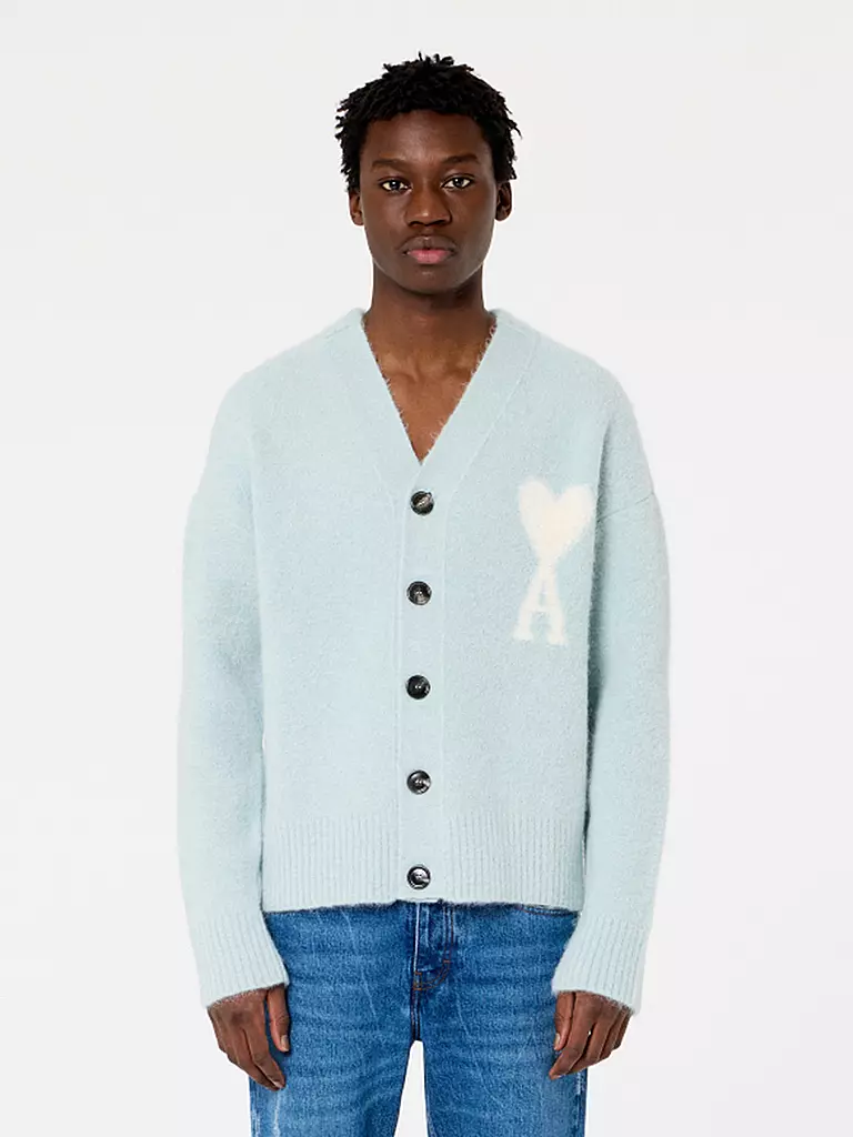 AMI PARIS | Cardigan | hellblau