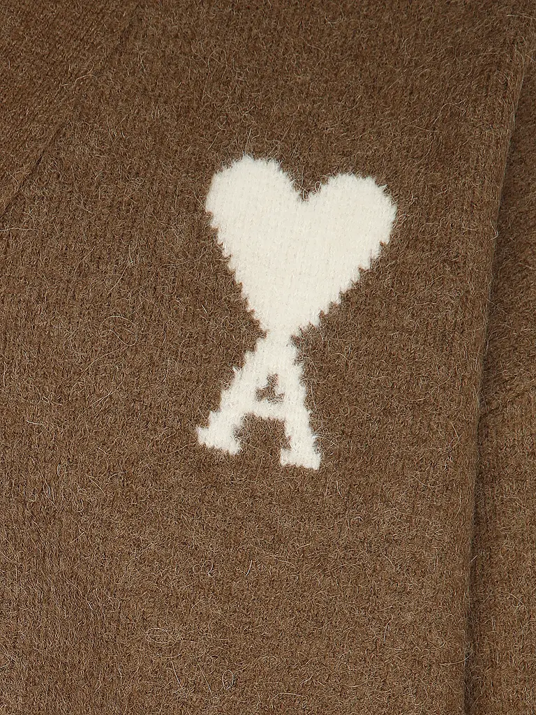 AMI PARIS | Cardigan | Camel