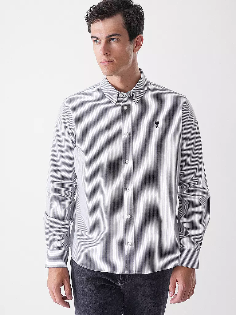 AMI PARIS | Hemd Regular Fit  | weiss