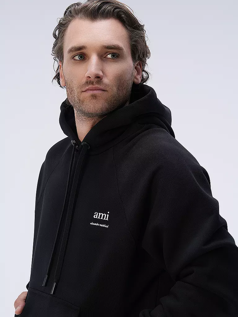 AMI PARIS | Kapuzensweater - Hoodie | schwarz