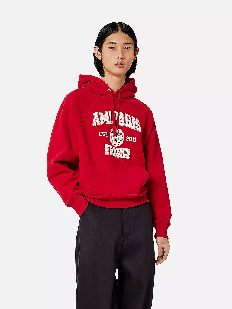 AMI PARIS | Kapuzensweater - Hoodie | rot