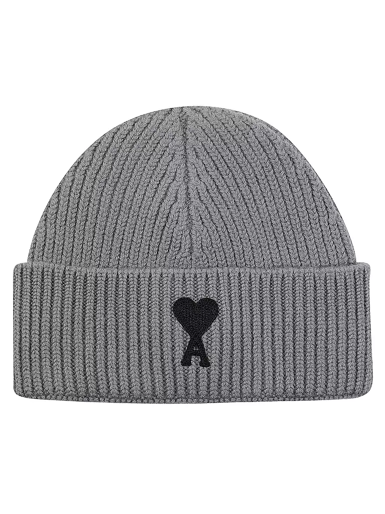 AMI PARIS | Mütze - Haube AMI DE COEUR | grau