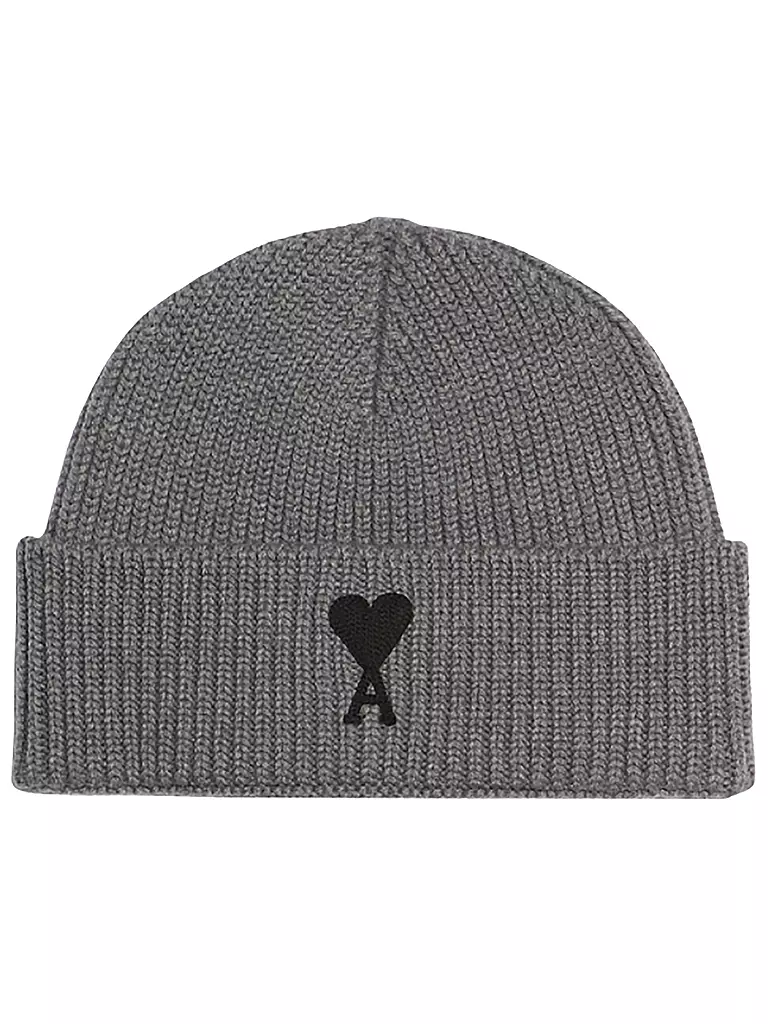 AMI PARIS | Mütze - Haube AMI DE COEUR | grau