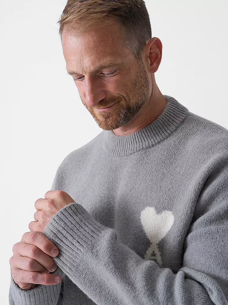 AMI PARIS | Pullover | hellgrau