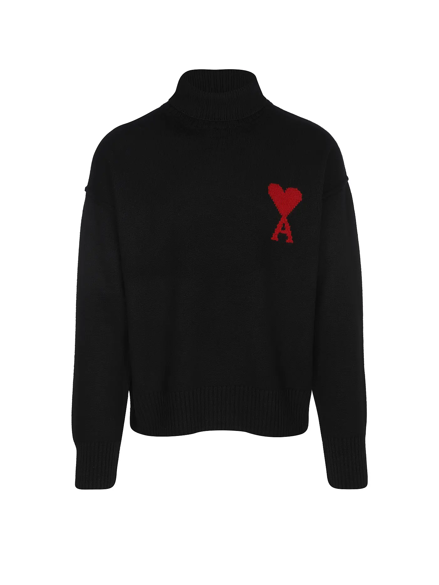 AMI PARIS | Rollkragenpullover  | schwarz