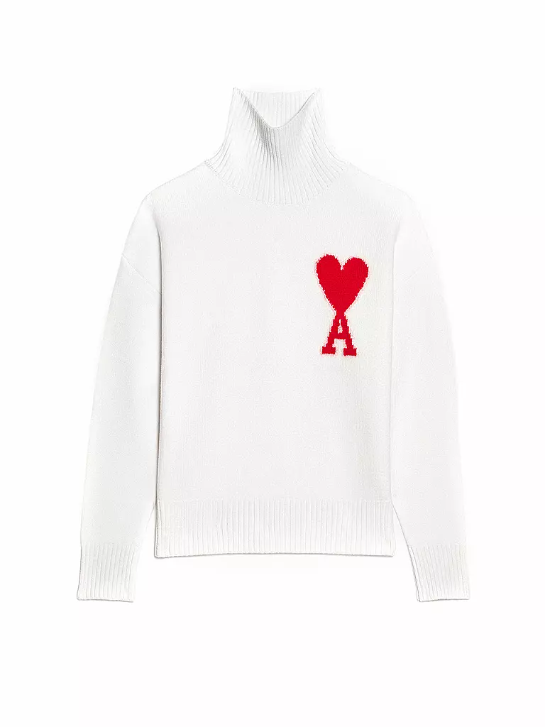 AMI PARIS | Rollkragenpullover | creme