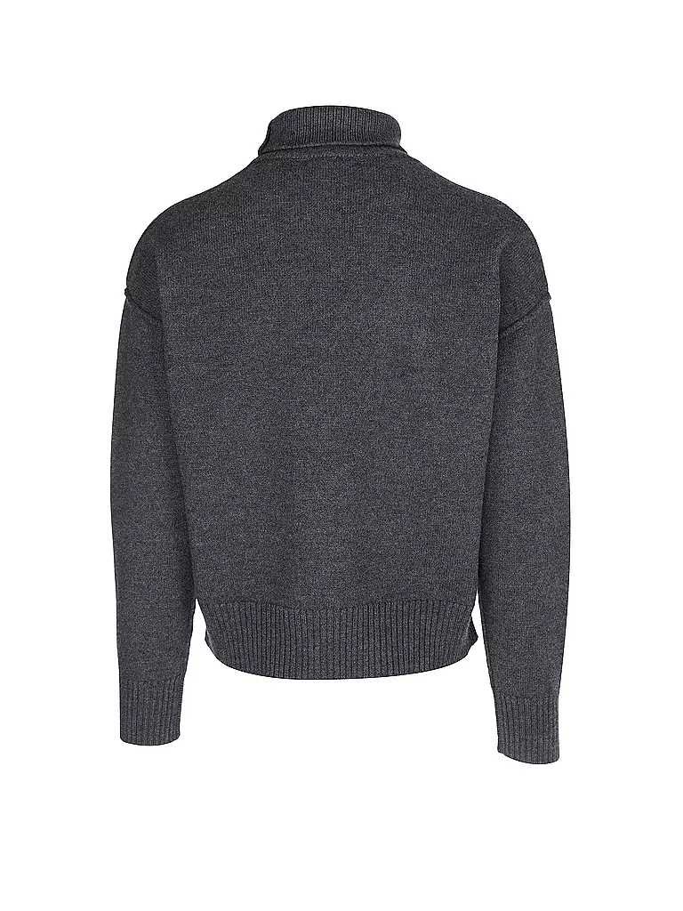 AMI PARIS | Rollkragenpullover | grau