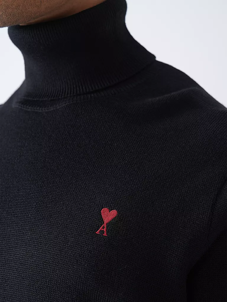 AMI PARIS | Rollkragenpullover | dunkelblau