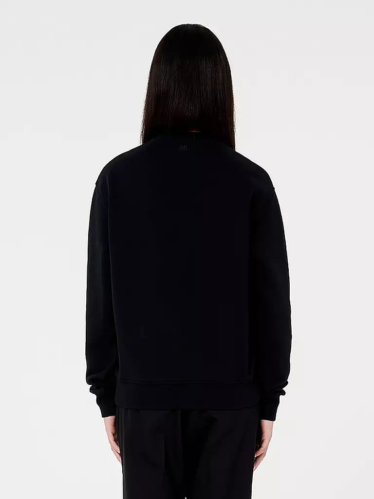 AMI PARIS | Sweater Ami De Coeur | schwarz