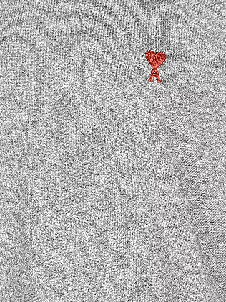 AMI PARIS | T-Shirt AMI DE COEUR | grau