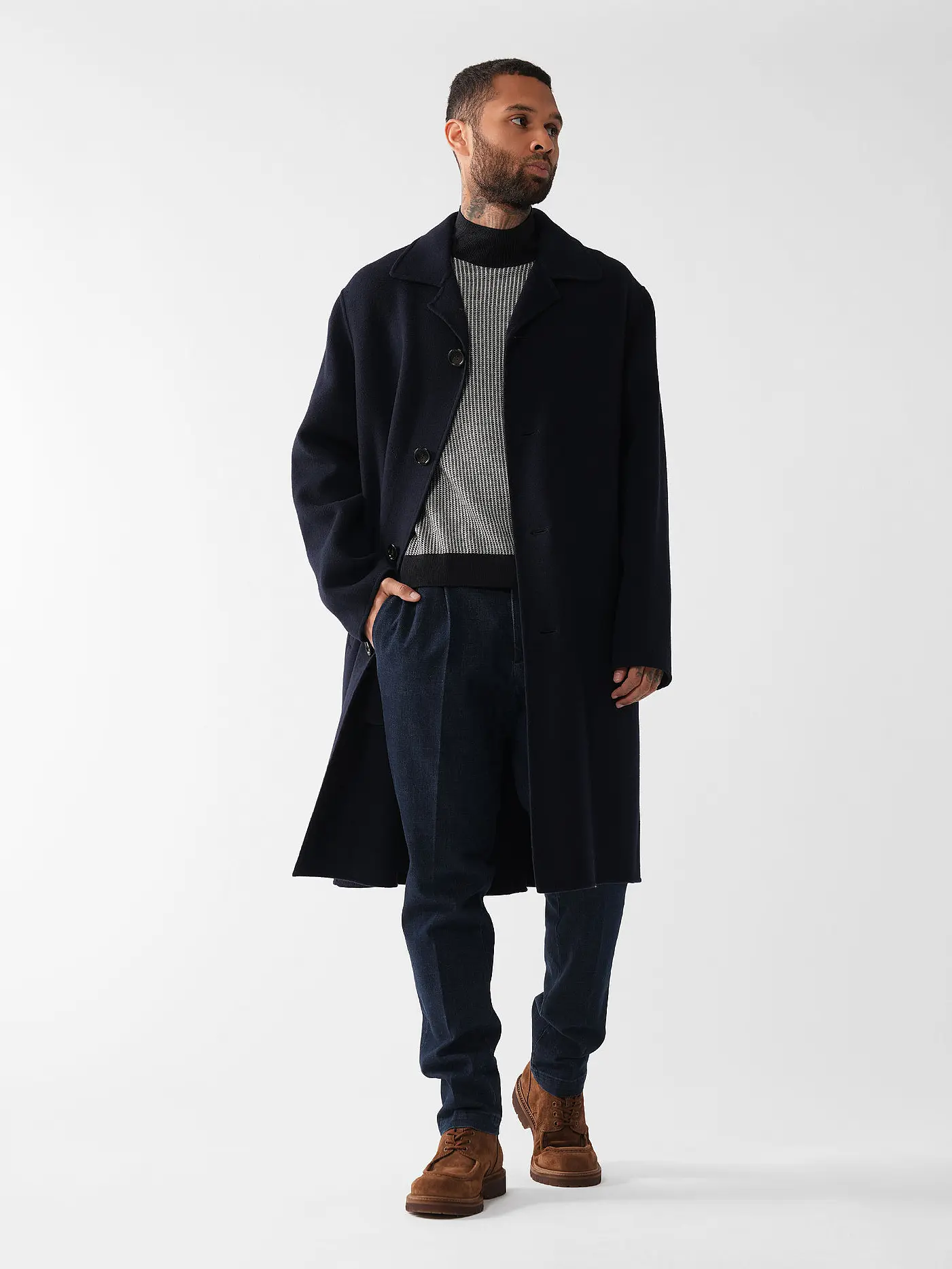 AMI PARIS | Wollmantel | dunkelblau