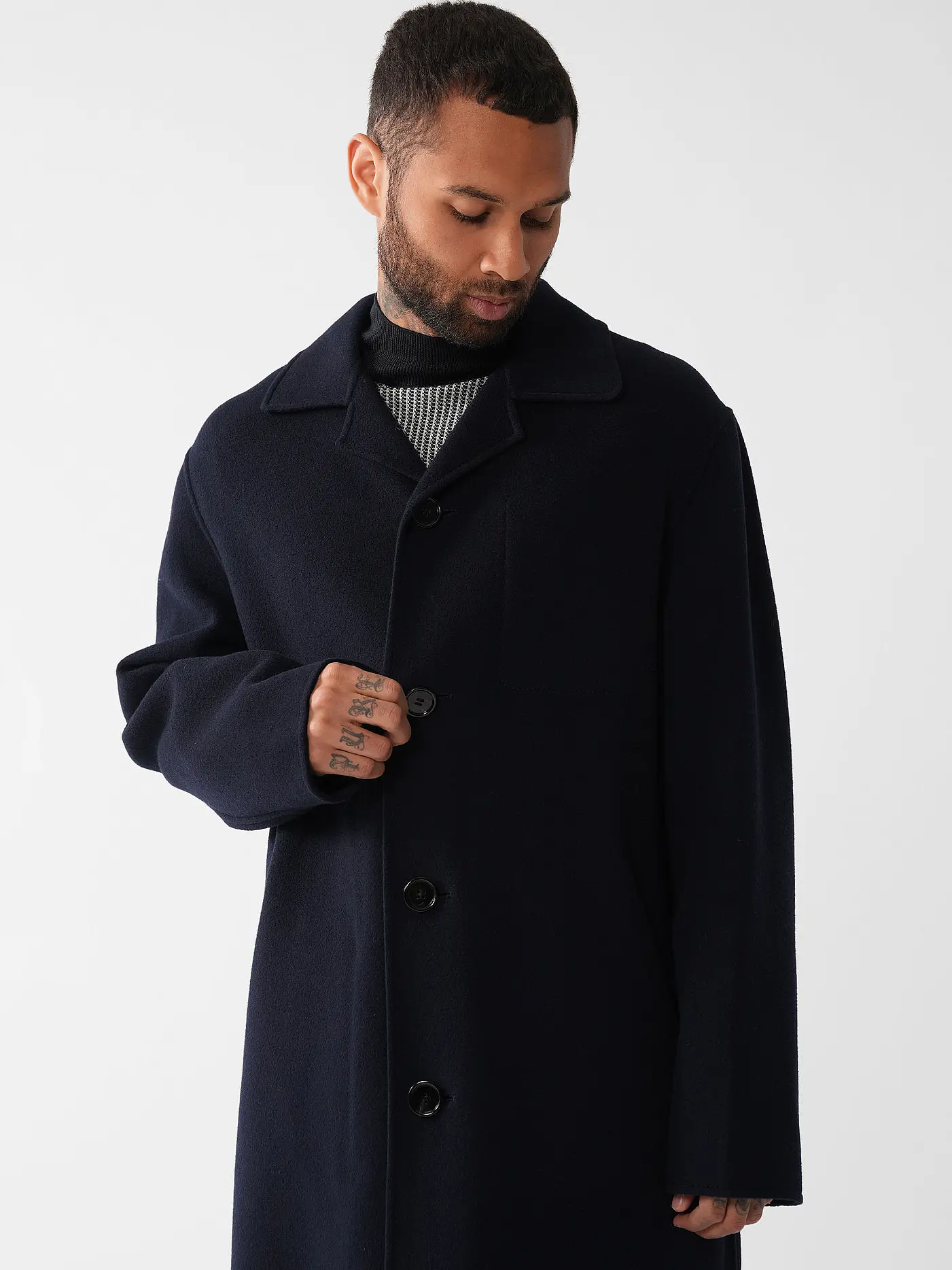 AMI PARIS | Wollmantel | dunkelblau