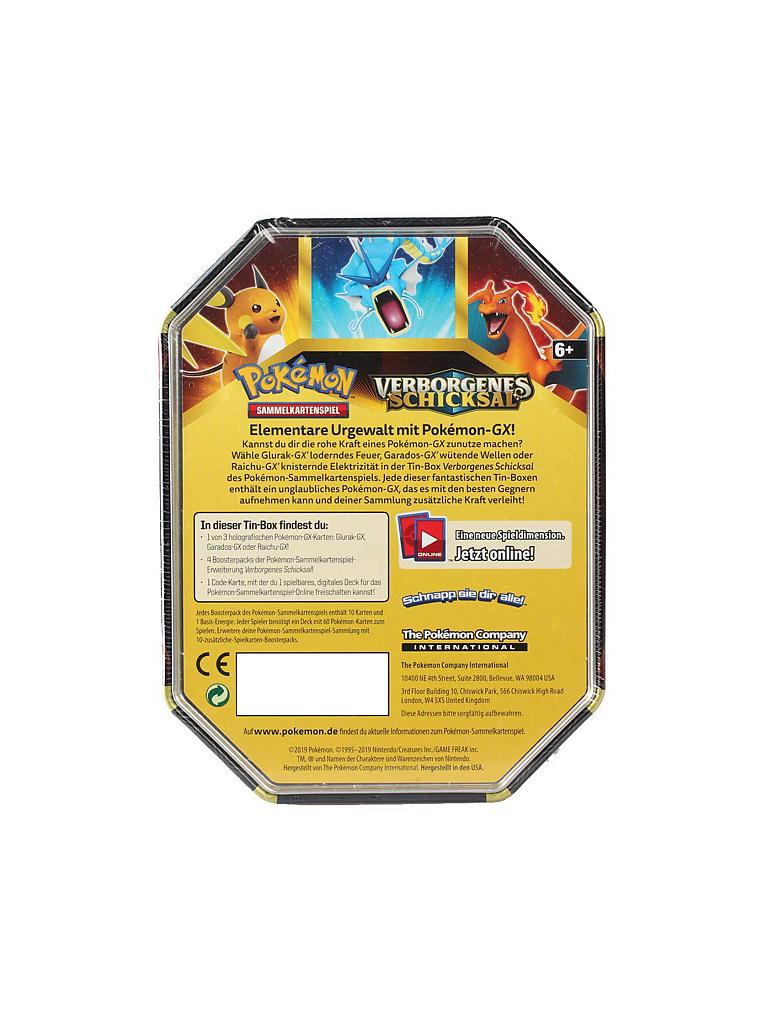 AMIGO | Sammelkarten - Pokemon Tin 80 Raichu GX | transparent