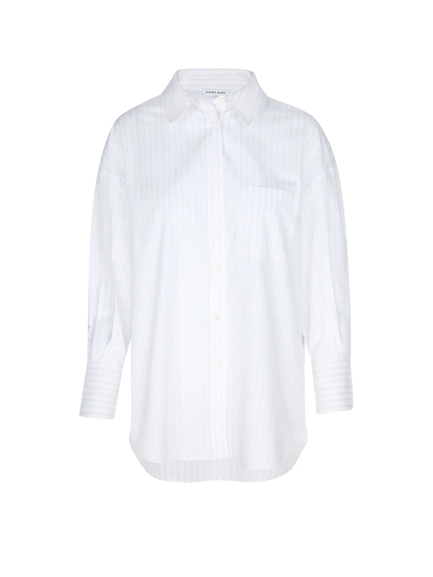 ANINE BING | Hemdbluse MIKA | weiss