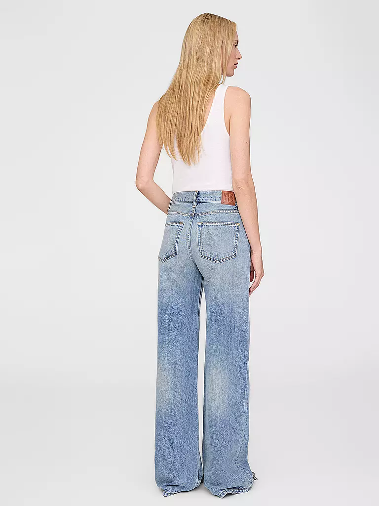 ANINE BING | Jeans Wide Leg HUGH JEAN | blau