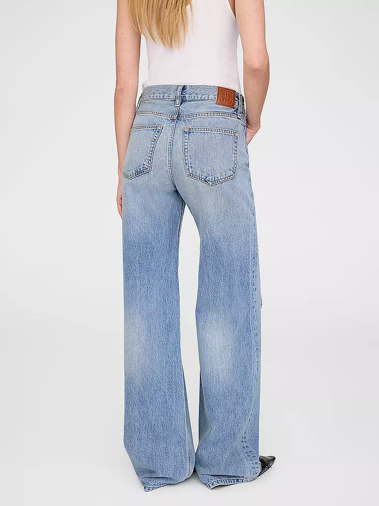 ANINE BING | Jeans Wide Leg HUGH JEAN | blau