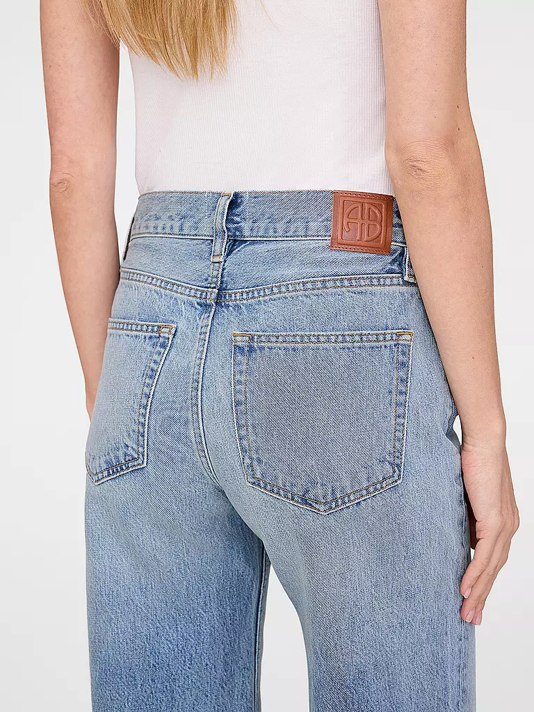 ANINE BING | Jeans Wide Leg HUGH JEAN | blau