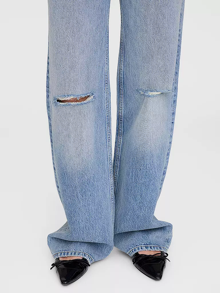 ANINE BING | Jeans Wide Leg HUGH JEAN | blau